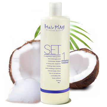 16oz. (refill) Hair Play Set #1 Hair Foam/Mousse for Frizz Control and Wavy Hair | Leave-In Hair Curl Foam &  Mousse for Light Hold | Curly, Frizzy, Color Treated