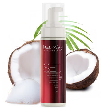 8oz. Hair Play SET #2 Hair Foam/Mousse for Frizz Control and Wavy Hair | Ease Frizz with Volumizing Leave-In Hair Styling Mousse & Hair Foam