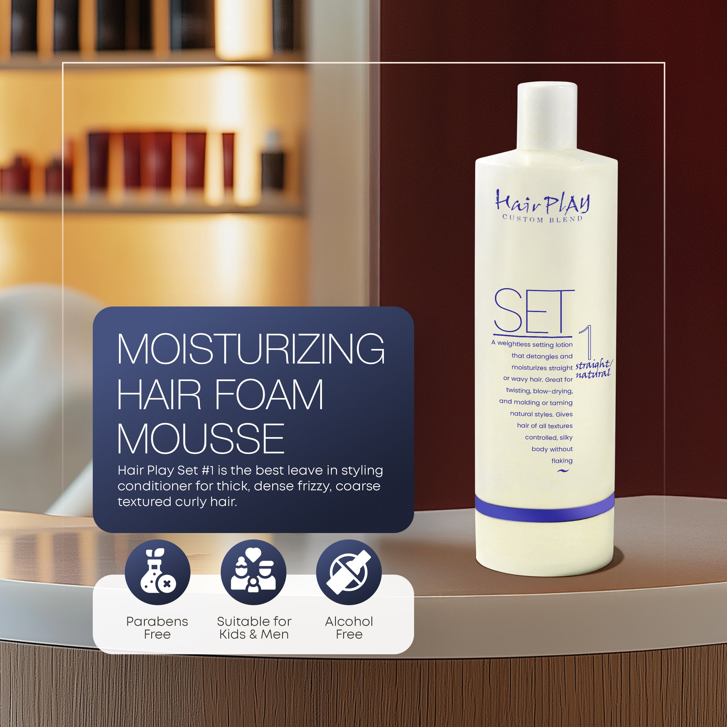 HairPlay SET Styling Foam 16oz. Refill | Light Hold #1