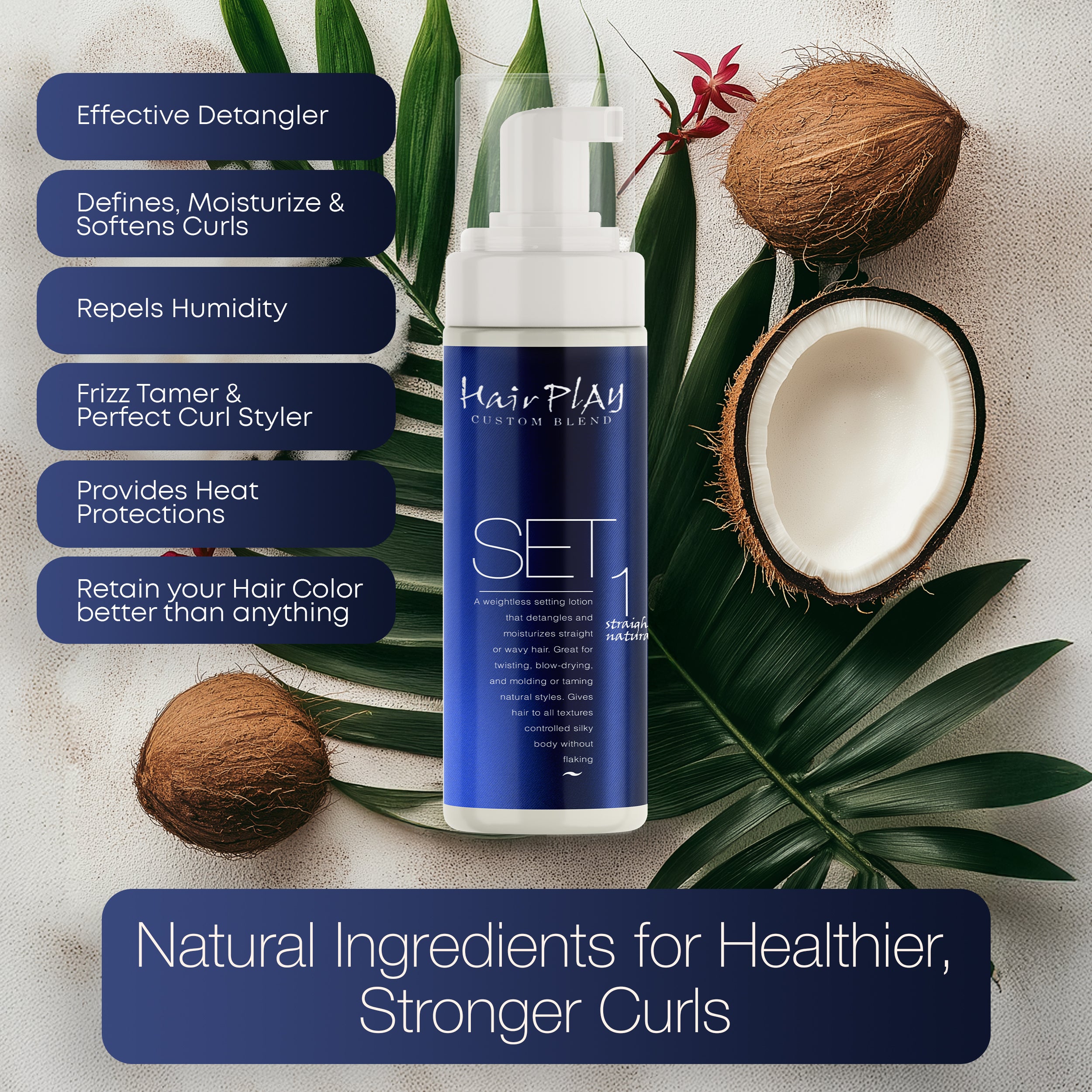 HairPlay SET Styling Foam 8 oz. | Light Hold #1