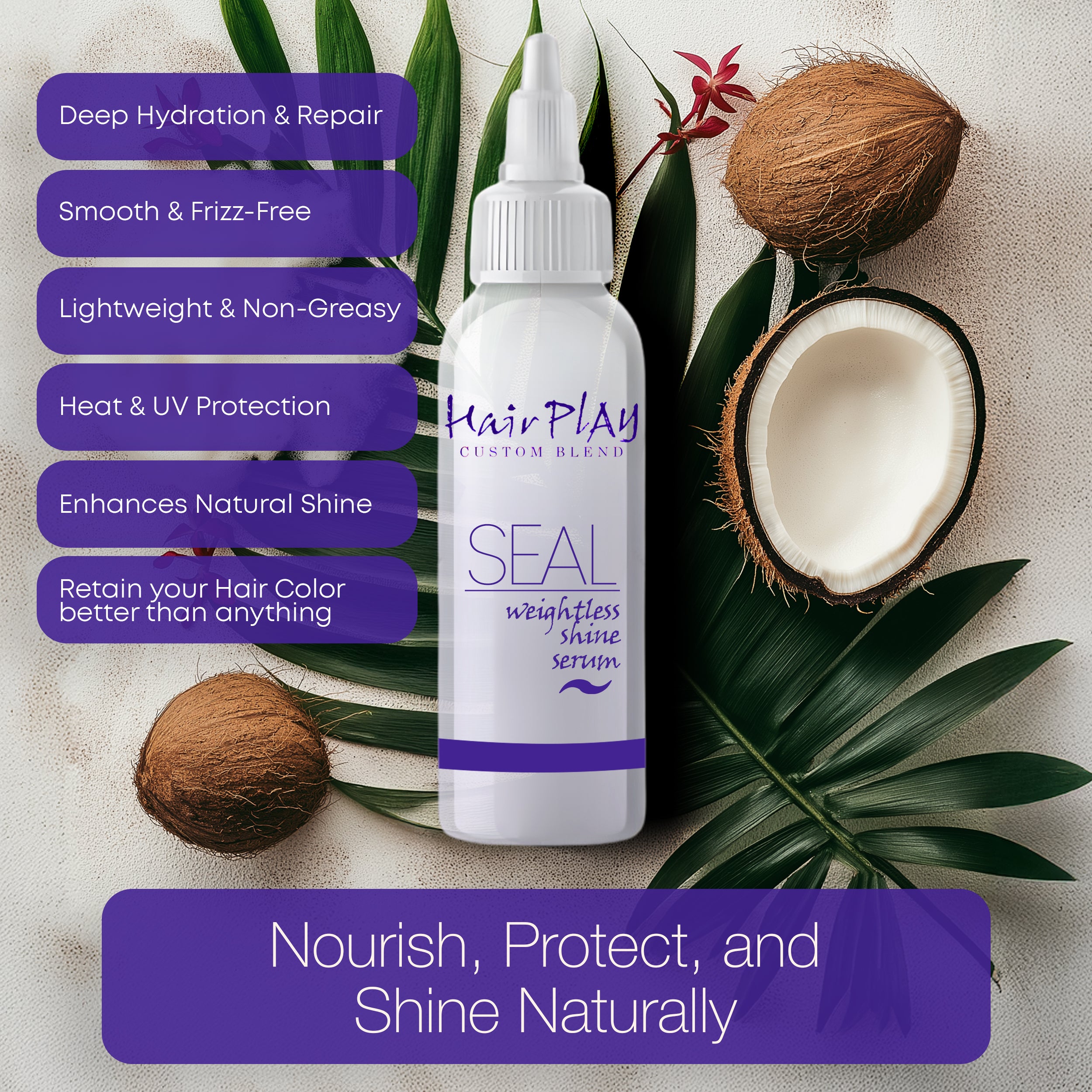 Hairplay SEAL | Best Weightless Hair Styling Serum
