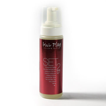 2oz. Hair Play SET #2 Hair Foam/Mousse for Frizz Control and Wavy Hair | Ease Frizz with Volumizing Leave-In Hair Styling Mousse & Hair Foam